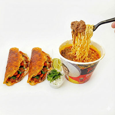 2 Tacos + Ramen Catering Option